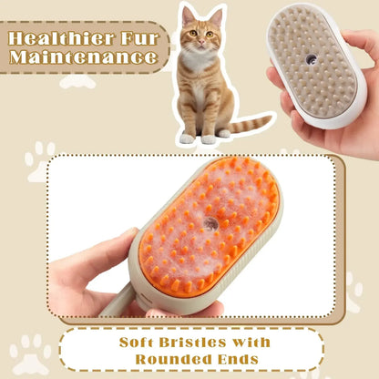 Steam Brush for cats and dogs