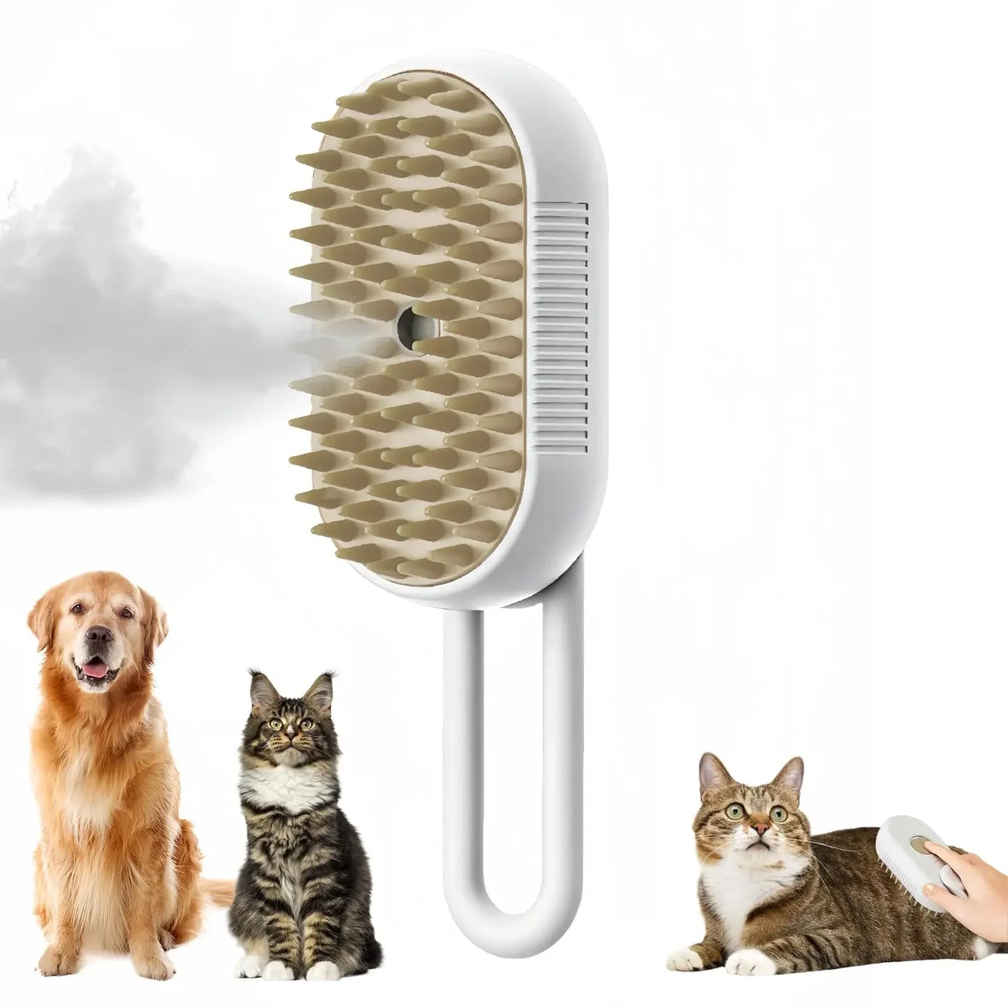 Steam Brush for cats and dogs