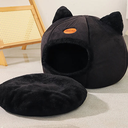 Cozy Cat Head Bed