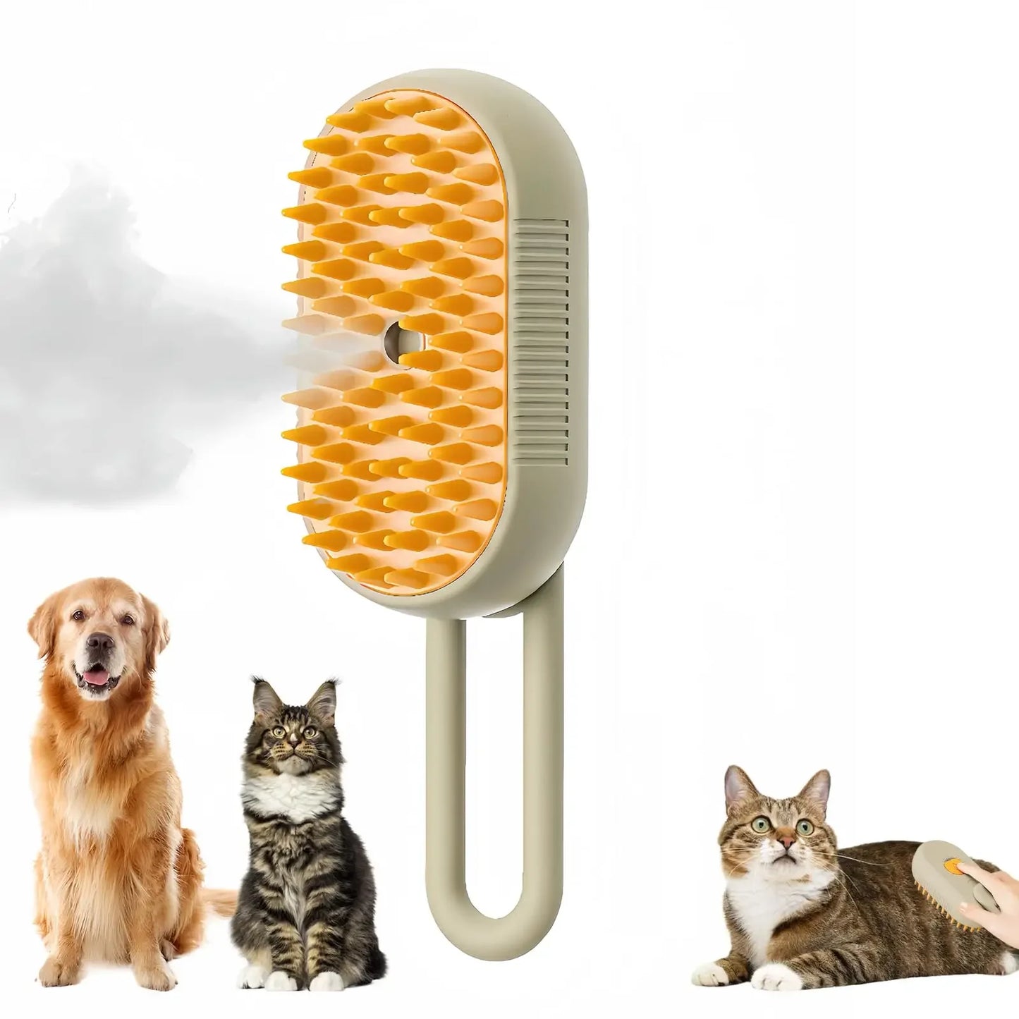 Steam Brush for cats and dogs